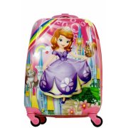Детский чемодан на колёсах "Принцесса София с радугой", размер 16 дюймов
