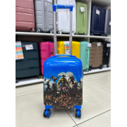 Детский чемодан на колёсах "Супергерои" мигающий, размер 16 дюймов