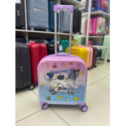 Детский чемодан "Cinnamoroll" переливающийся рисунок, размер 16 дюймов