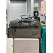 Дорожная сумка из экокожи коричневая (арт. 67589)