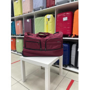 Дорожная сумка на колёсах L красная