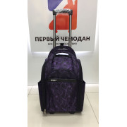 Дорожная сумка на колёсах "DA Bags" S фиолетовая
