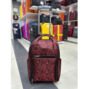 Дорожная сумка на колёсах "DA Bags" S красная
