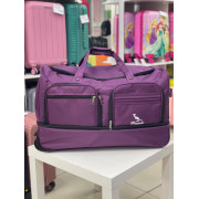 Дорожная сумка на колёсах "Kengulu standard" L фиолетовая