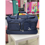 Дорожная сумка на колёсах "Kengulu standard" L синяя