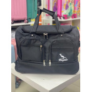 Дорожная сумка на колёсах "Kengulu standard" S черная