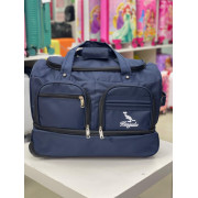 Дорожная сумка на колёсах "Kengulu standard" S синяя