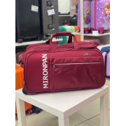 Дорожная сумка на колёсах "Mironpan" L бордовая (М18)