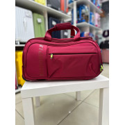 Дорожная сумка на колёсах "Mironpan" S+ бордовая (M18)