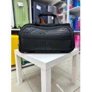 Дорожная сумка на колёсах "Mironpan" S+ черная (М17)