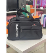 Дорожная сумка на колёсах "Mironpan" S черная (М18)