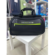 Дорожная сумка на колёсах "Mironpan" S+ черная (M19)