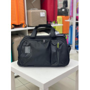 Дорожная сумка на колёсах "Mironpan" S черная (М20)