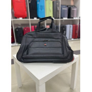 Дорожная сумка на колёсах +S темно-серая