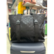 Дорожная сумка "Lendi" цветочки, черная (арт. 66926)