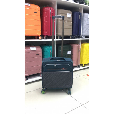 Кейс-пилот тканевый Mironpan бирюзовый, размер S (ручная кладь)