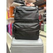 Рюкзак Экокожа, 2 отдела, черный (арт. 66117)