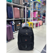 Рюкзак-сумка на колёсах черная M (арт. 61174)